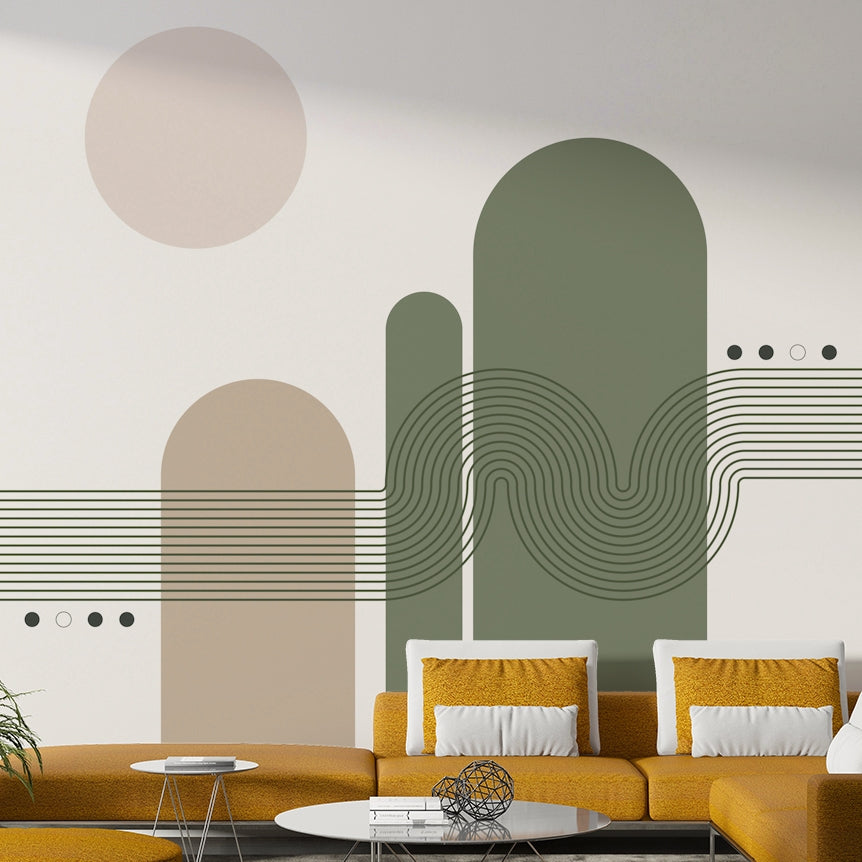 Minimalist Desert Vibes Wall Mural