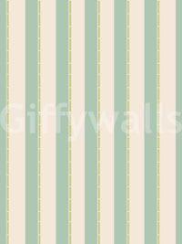 High quality Mint Vertical Stripes Wallpaper for a fresh look.