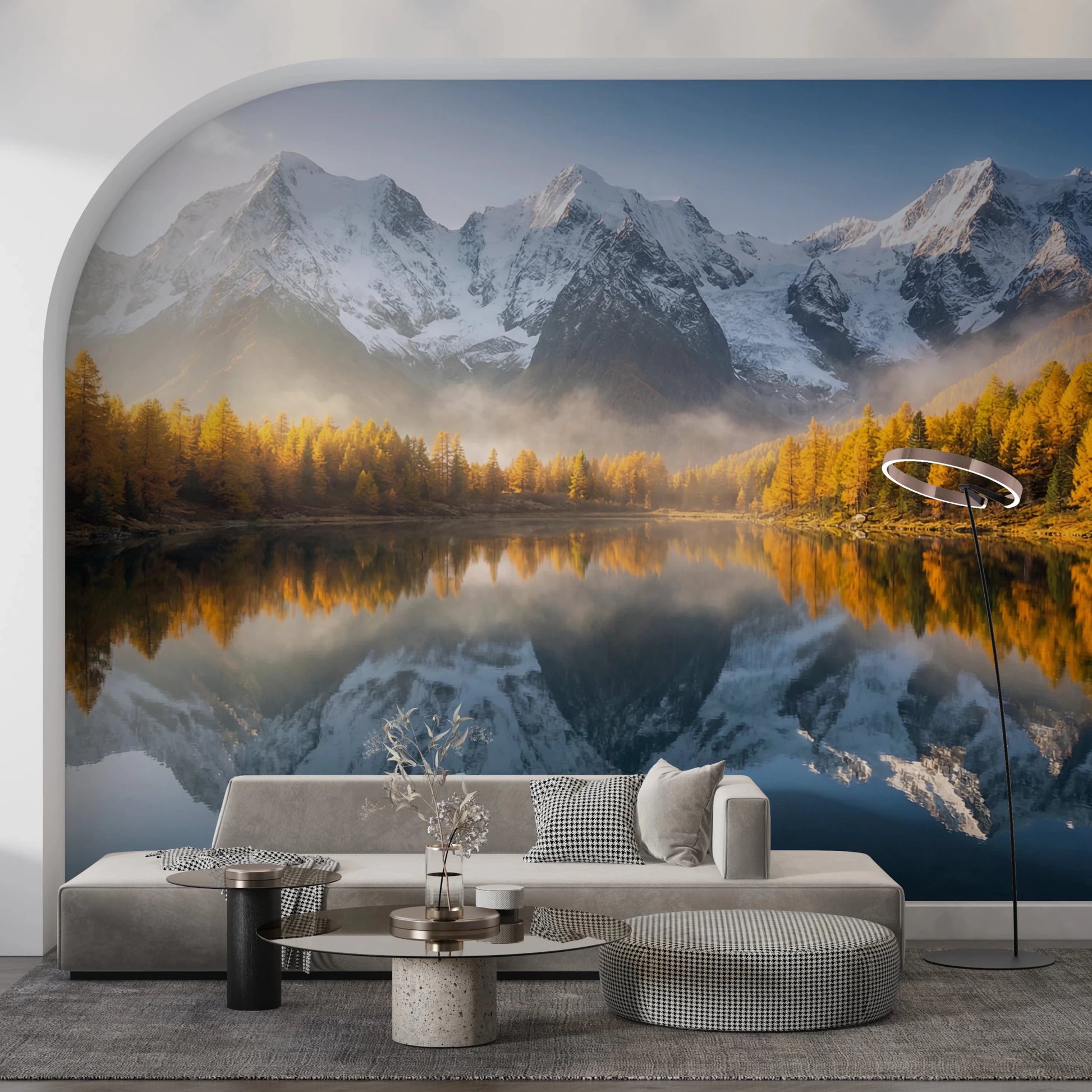 Mirror Mountain Vista Wall Mural