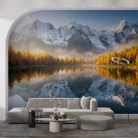 Mirror Mountain Vista Wall Mural