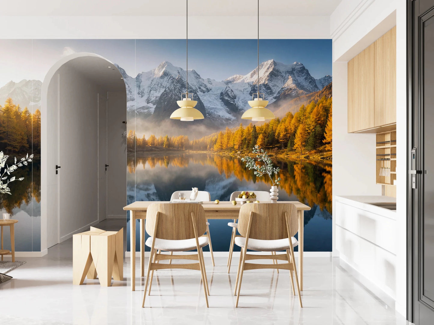 Mirror Mountain Vista Wall Mural