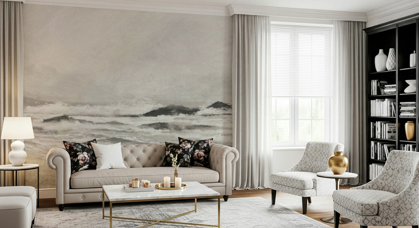 Misty Coast Wall Mural -2923035