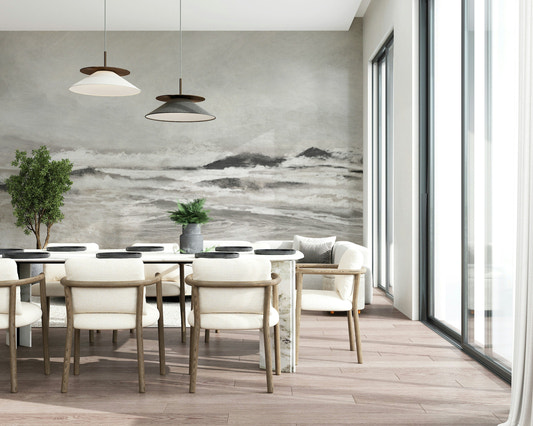 Misty Coast Wall Mural -2923035