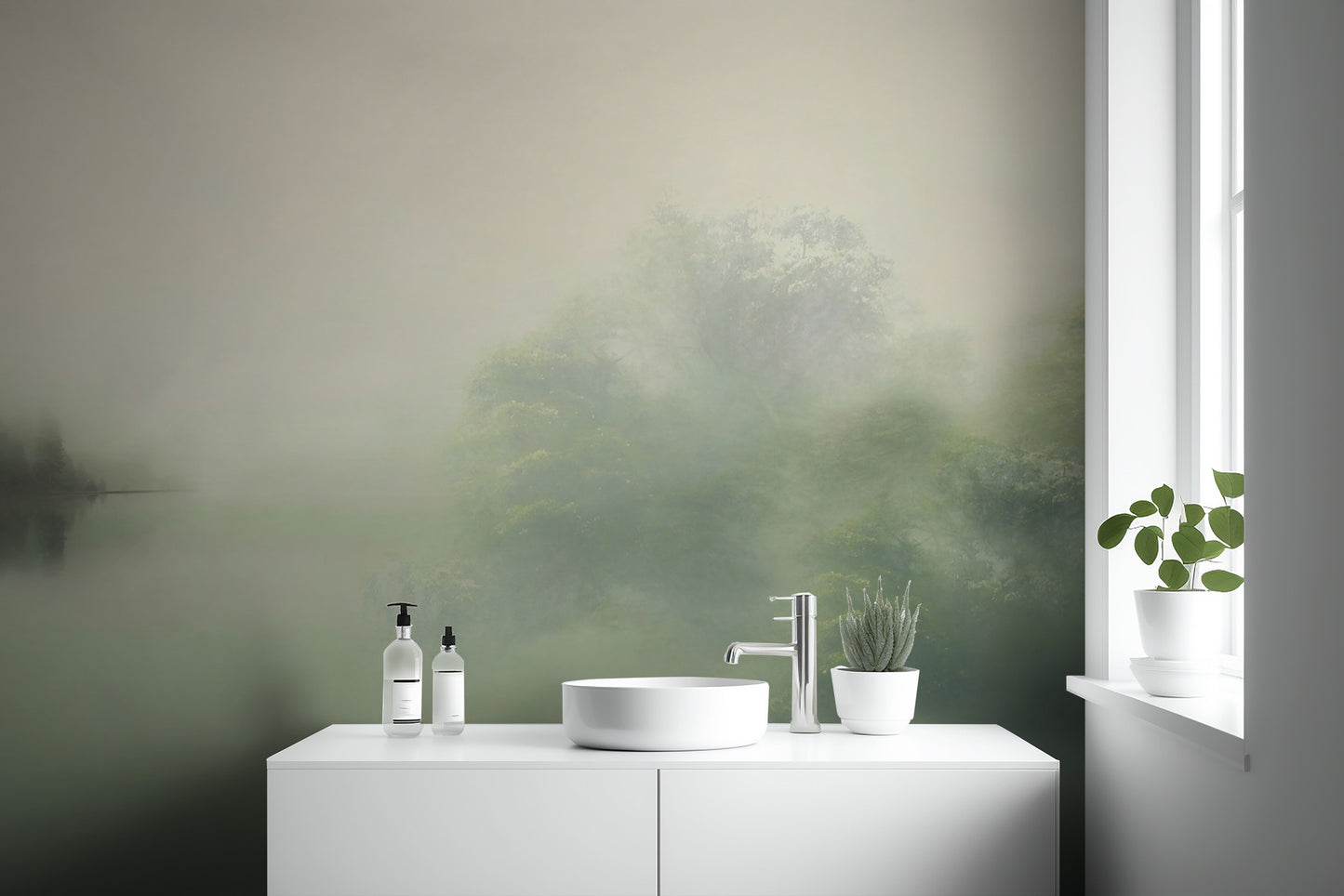 Tapet de peisaj forestier cețos