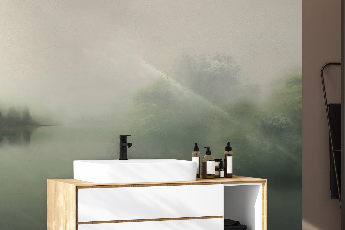 Tapet de peisaj forestier cețos