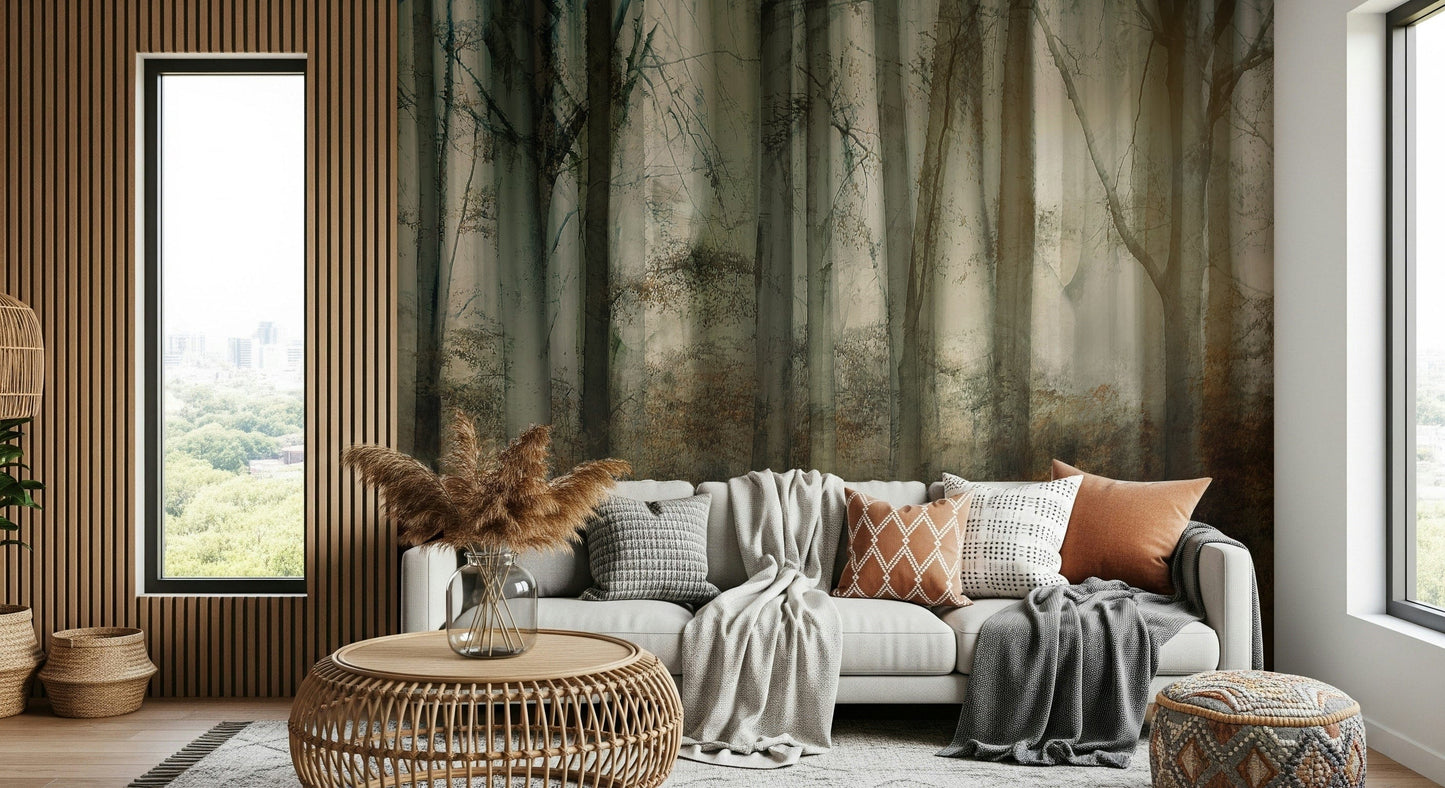 Enchanted Forest Haze Wall Mural -2109985