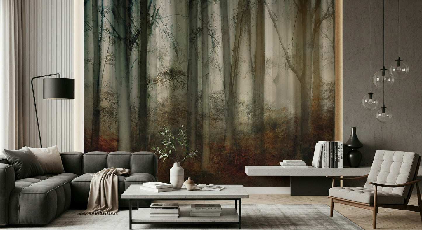 Enchanted Forest Haze Wall Mural -2109985