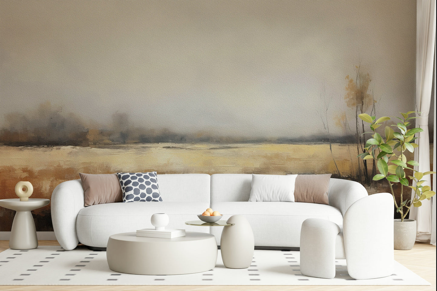 Golden Marsh Serenity Wall Mural -2816794
