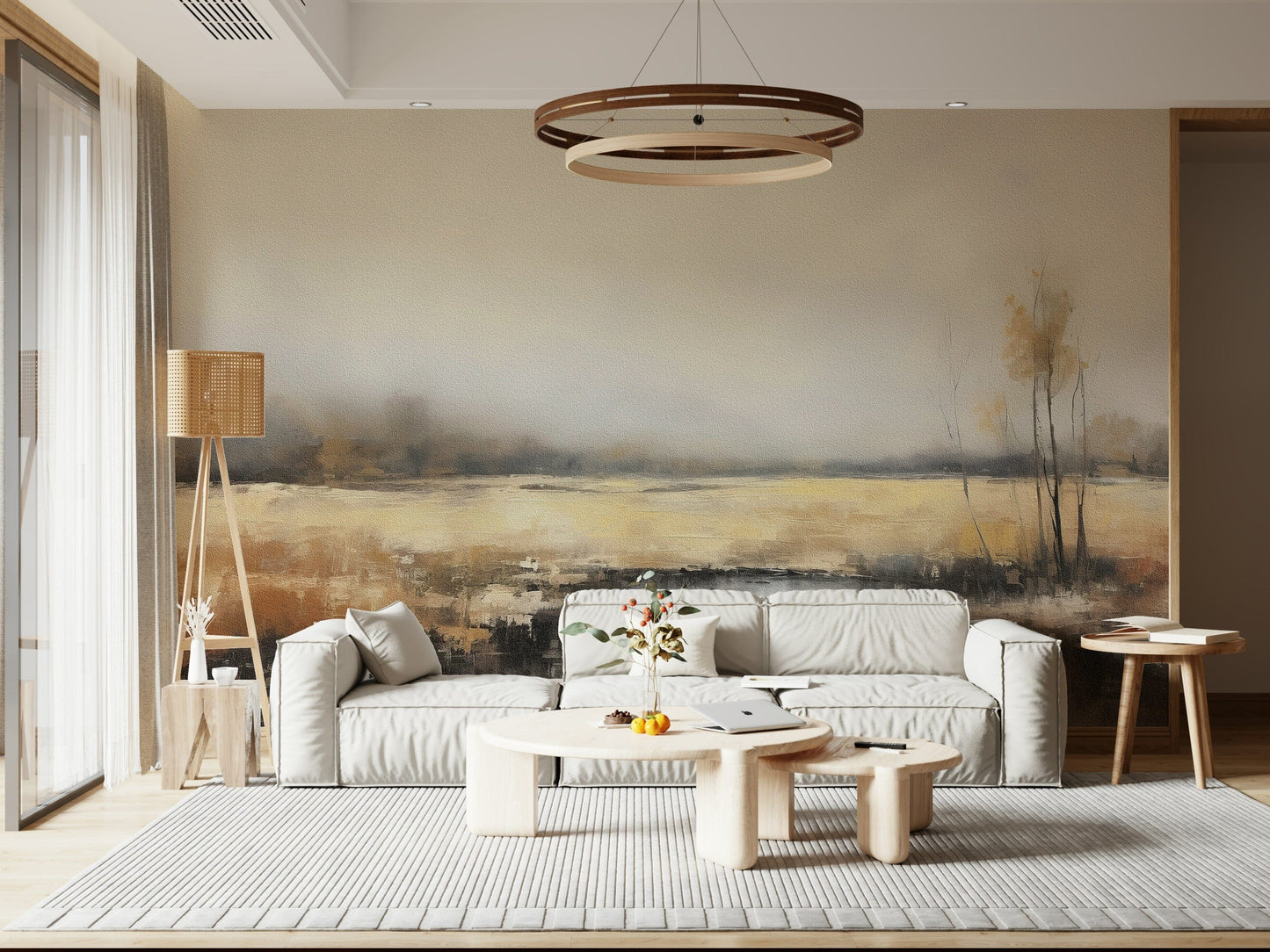 Golden Marsh Serenity Wall Mural -2816794