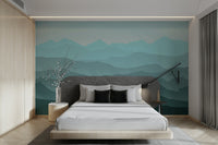 Misty Mountain Layers Wallpaper – Peel and Stick Wallpaper