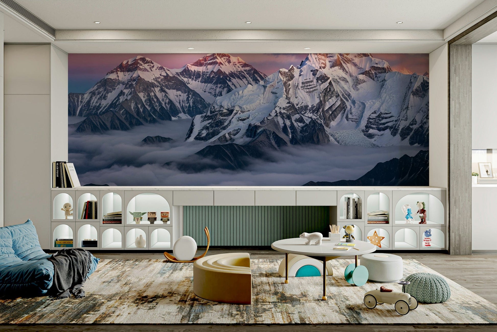 The image feels peaceful and restful.

