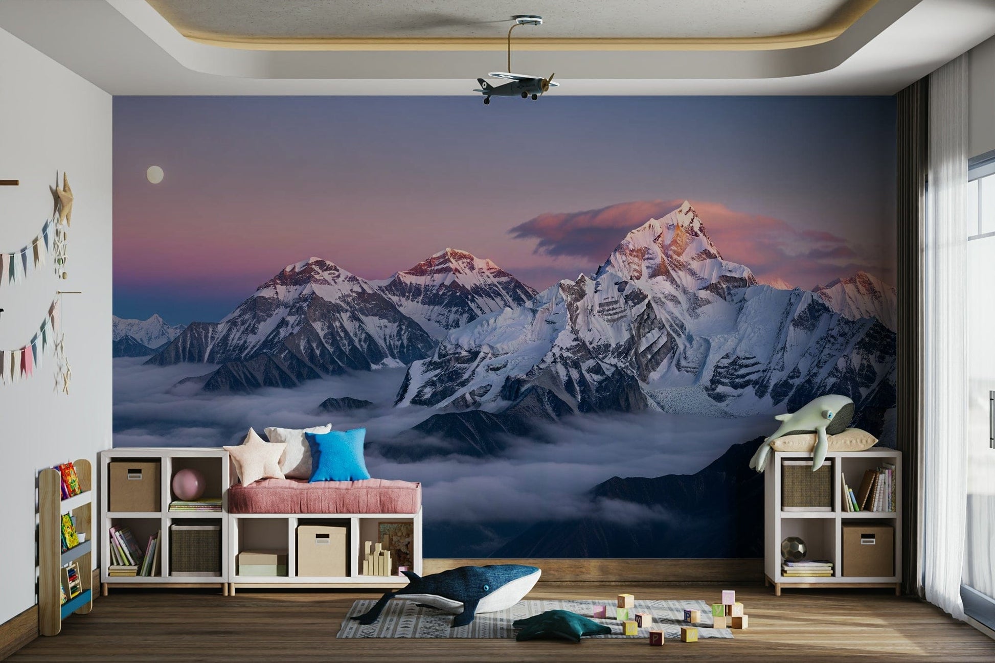 The design feels majestic yet peaceful.

