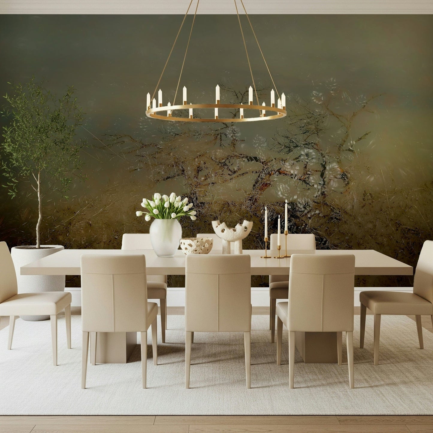 Misty Reflections Wall Mural -1737279