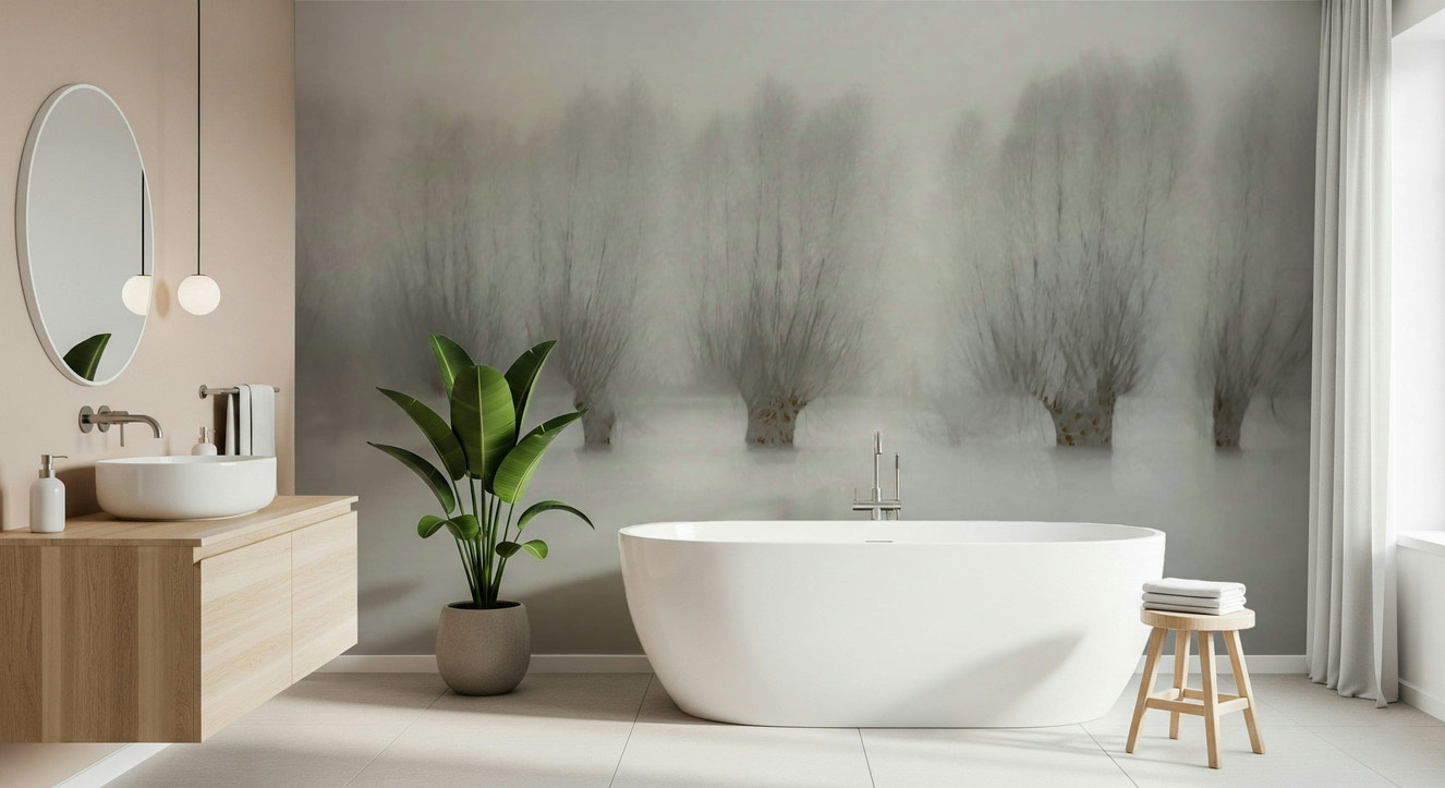 Misty Grove Serenity Wall Mural -1471005