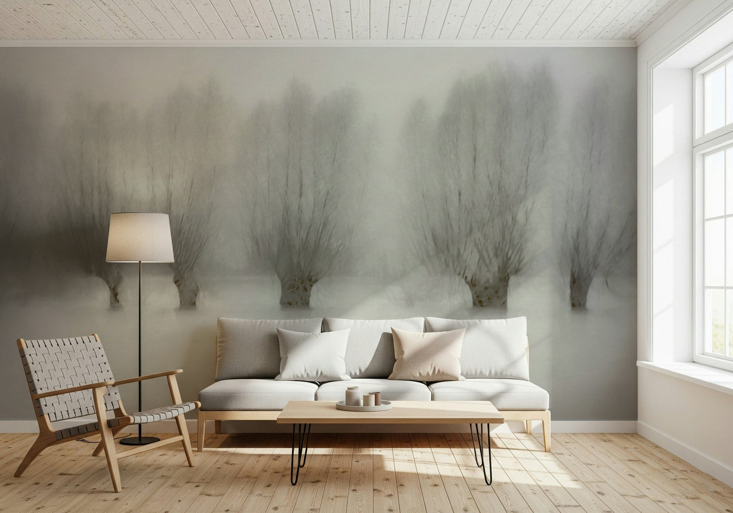 Misty Grove Serenity Wall Mural -1471005