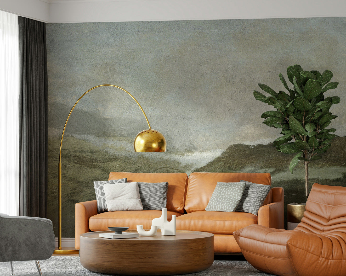 Misty Vale Wall Mural -2936855