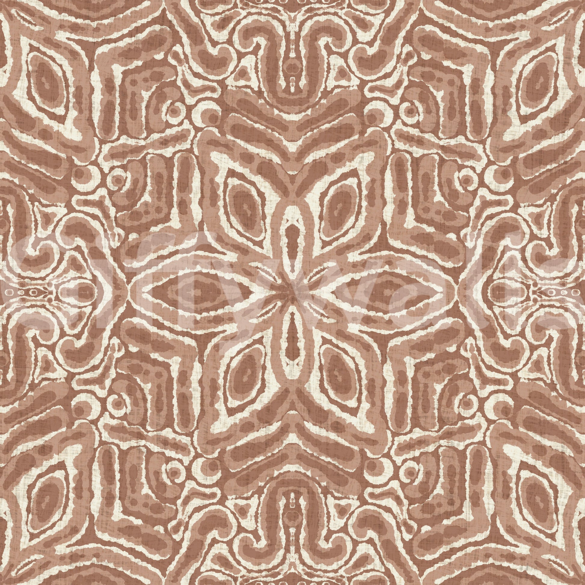 Subtle earthy floral wallpaper

