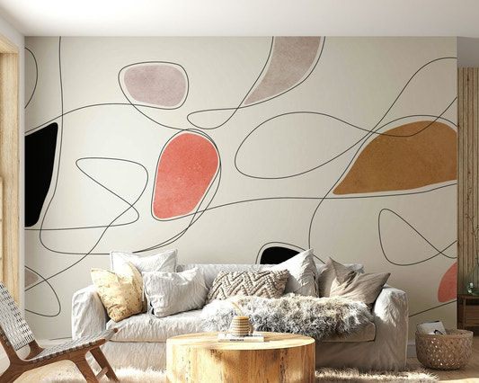 The design has a very calming and serene effect on the space.

