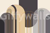 The design is non-realistic and interpretive.

