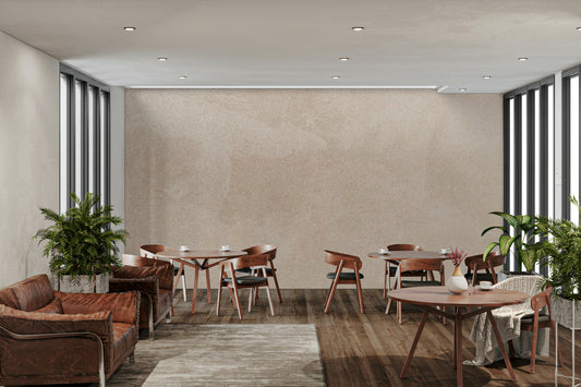 Moderne minimalistisk beige vægmaleri