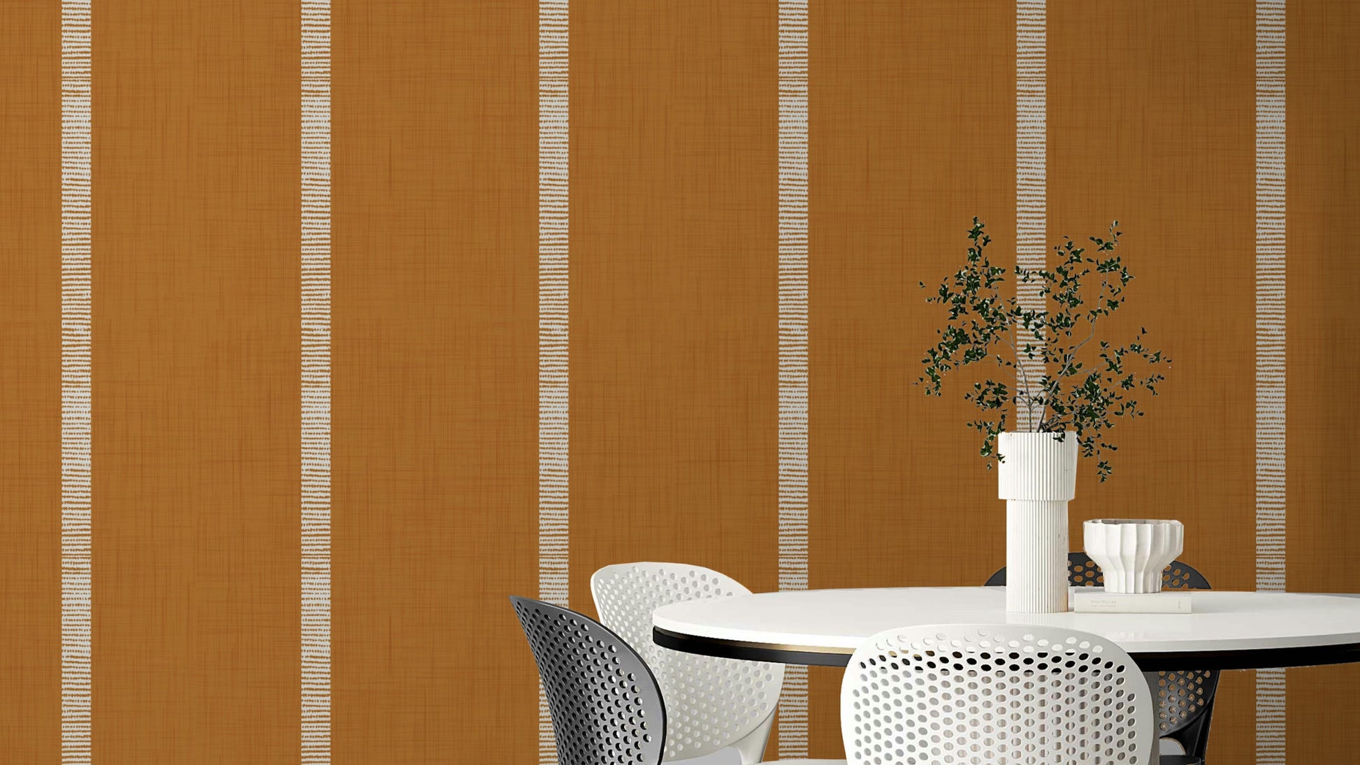 Modern Boho Serenity Stripes wallpaper

