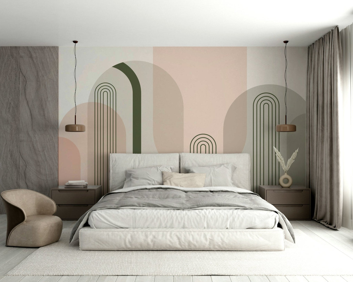 The style is artistic and modern.

