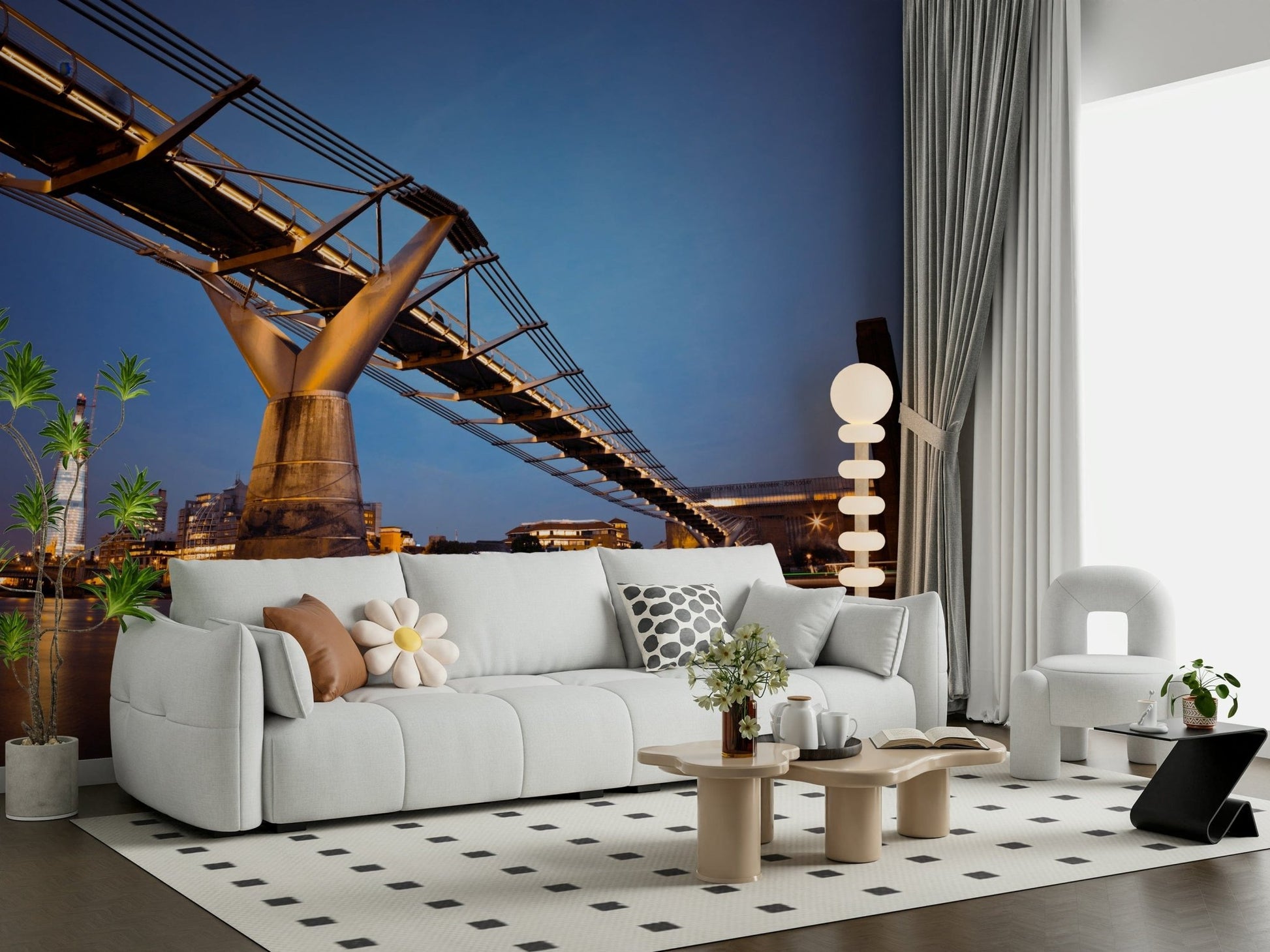 Modern Meets Classic Wall Mural
