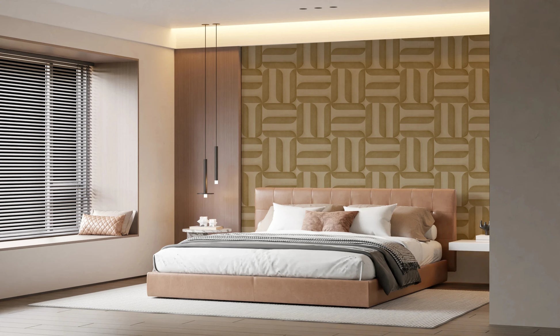 Modern Textured Signs Camel Wallpaper⁠