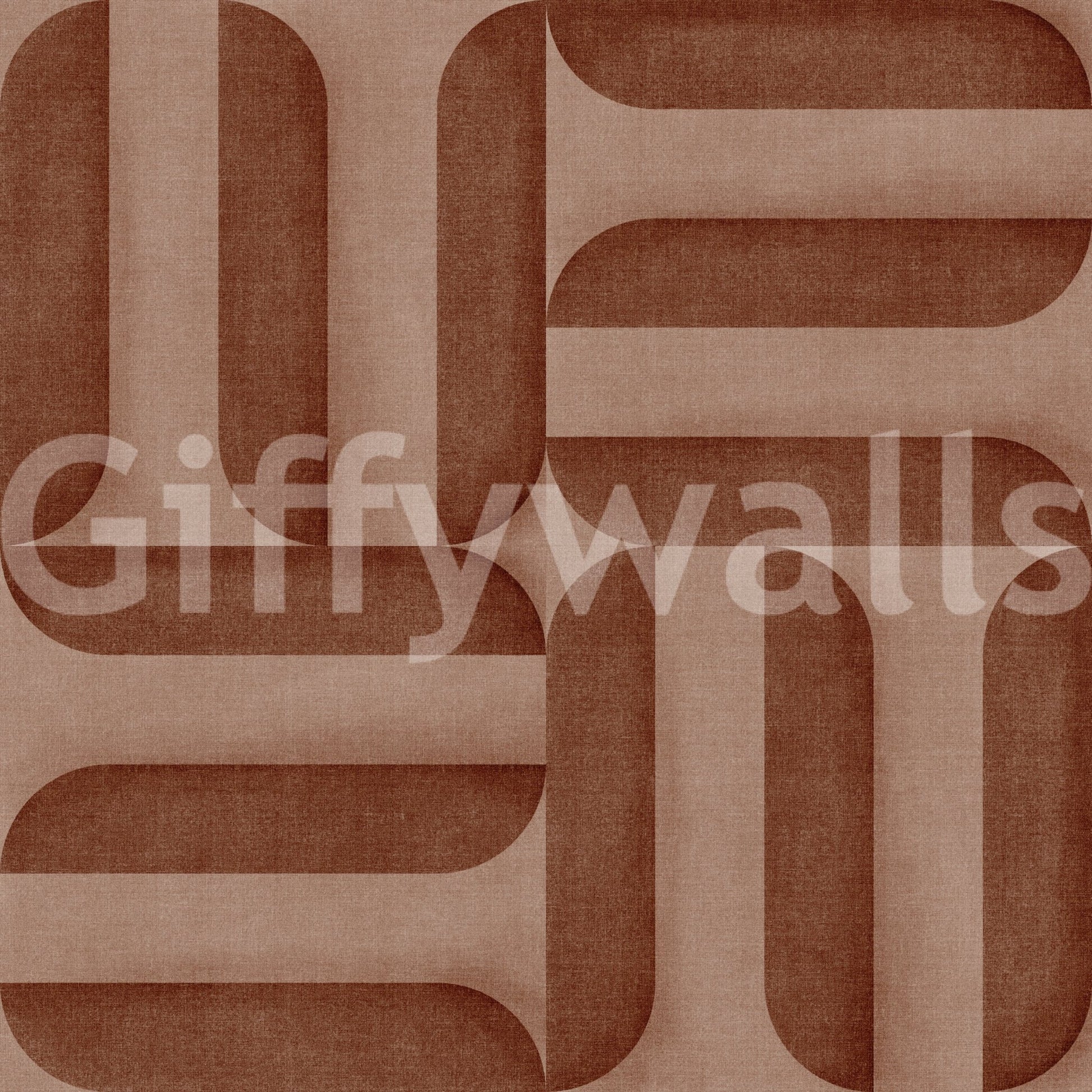 Modern Textured Signs Copper Wallpaper⁠