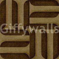 Modern Textured Signs Umber Wallpaper⁠