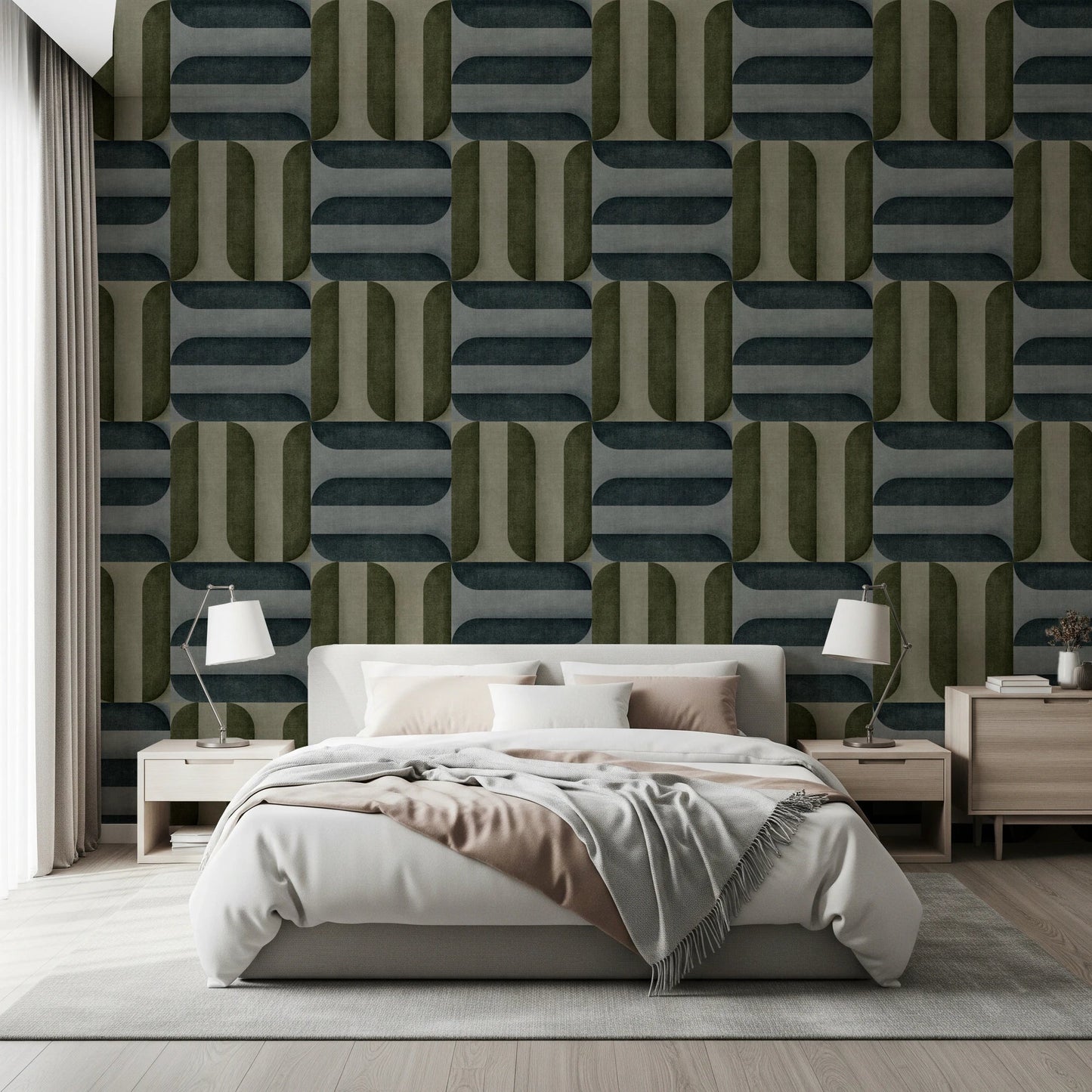 Modern Textured Signs Winter Wallpaper⁠