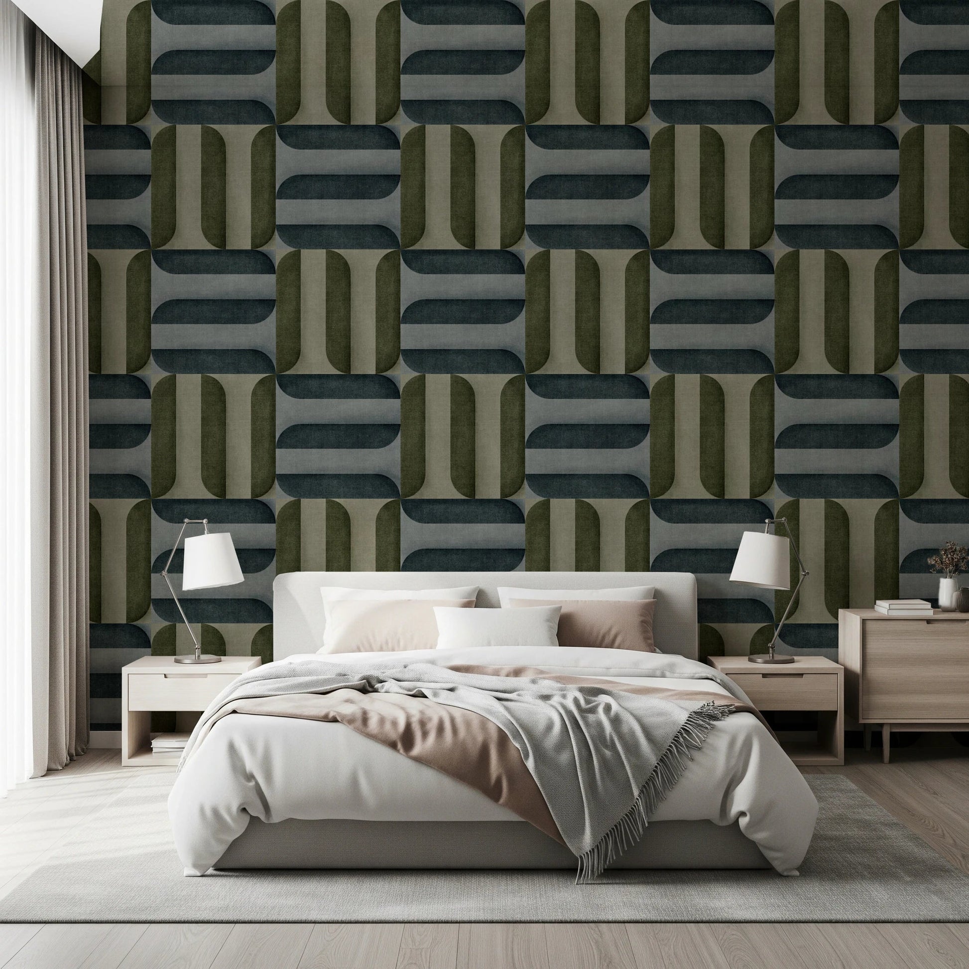 Modern Textured Signs Winter Wallpaper⁠