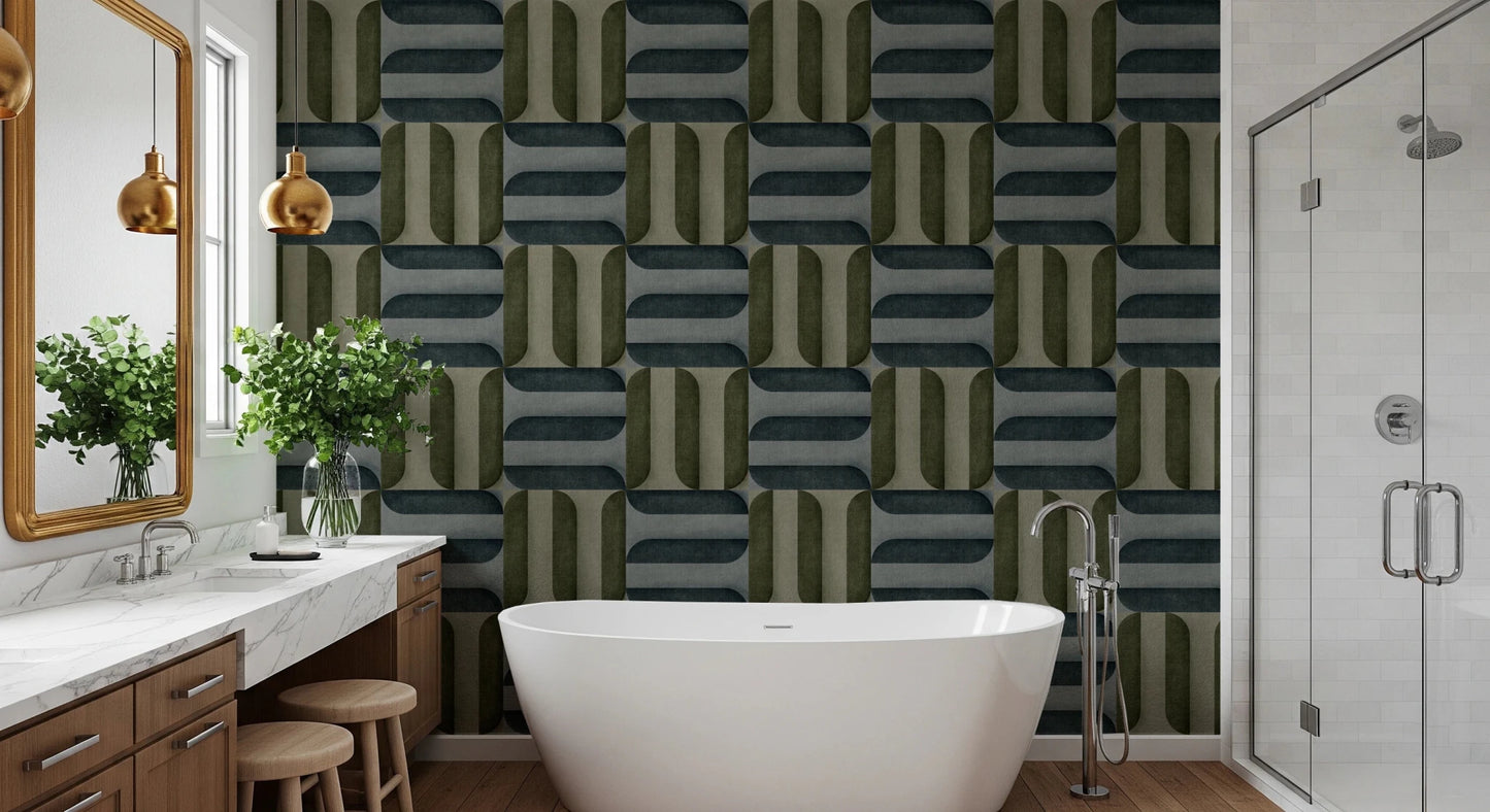 Modern Textured Signs Winter Wallpaper⁠
