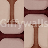 Modern Textured Tiles Clay Wallpaper⁠