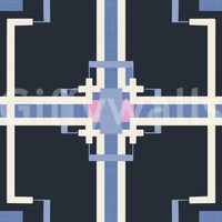 Pixel-style square pattern wallpaper

