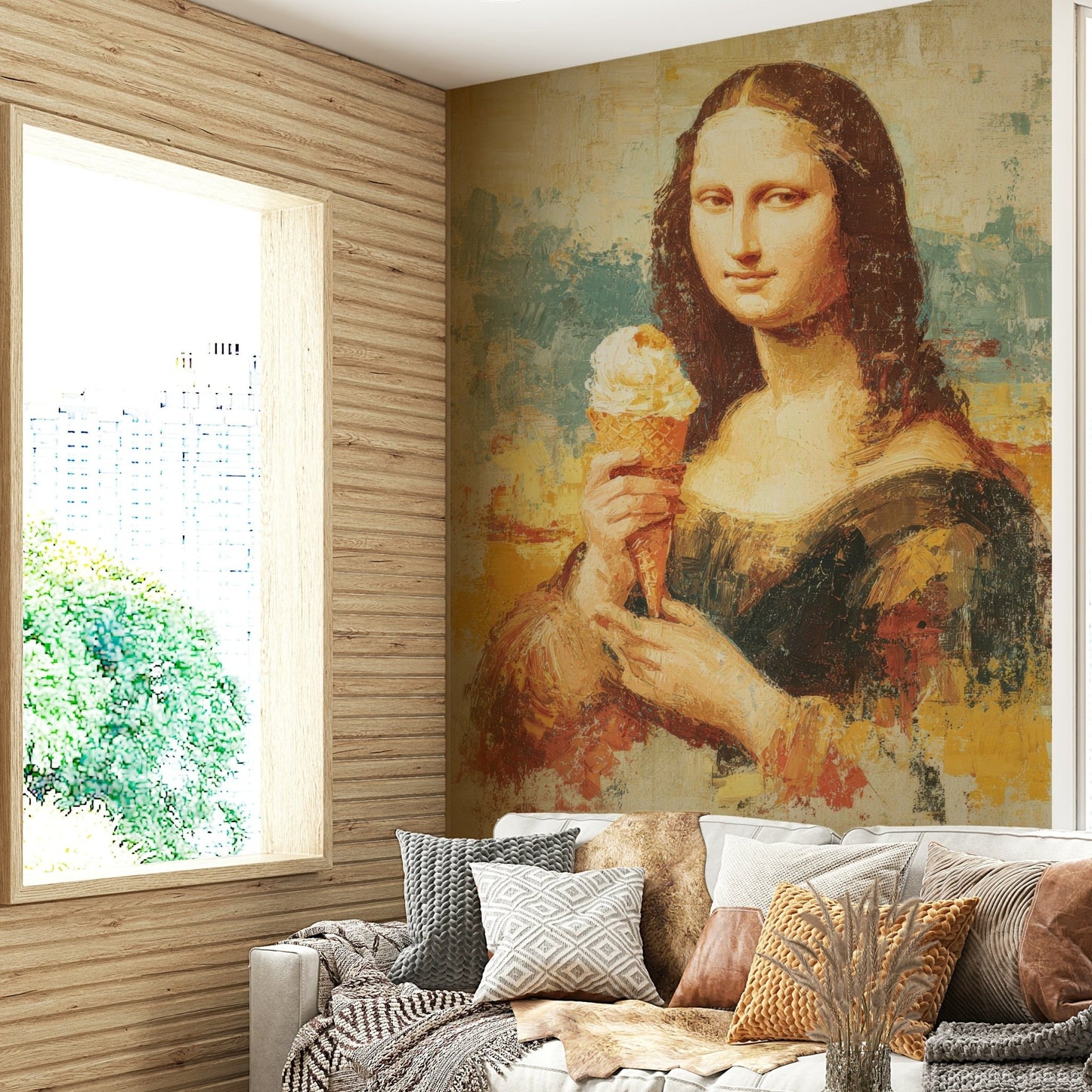 playful and unique wall decor

