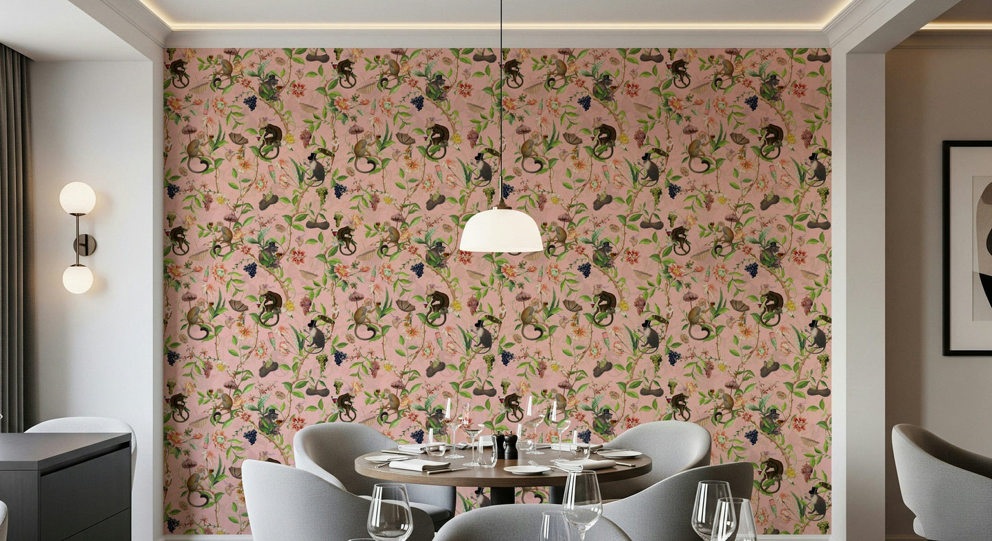A Primate's Garden Party Wallpaper‚Å†