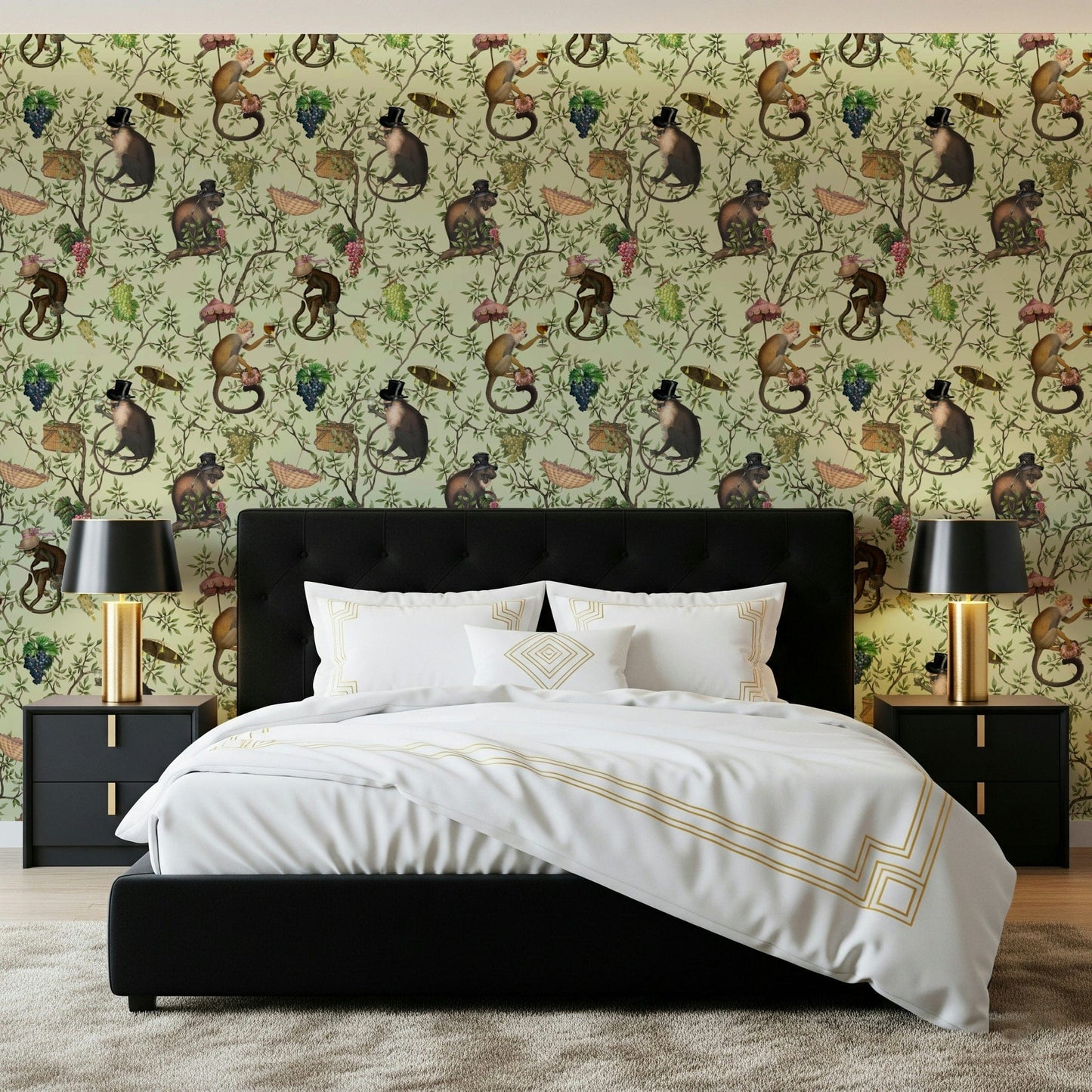A Primate's Afternoon Tea Wallpaper‚Å†