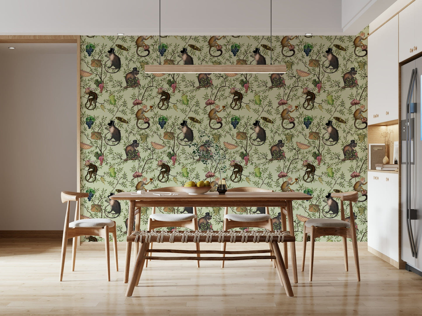 A Primate's Afternoon Tea Wallpaper‚Å†