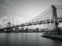 Monochrome Bridge wall piece Historical structure, modern mood.