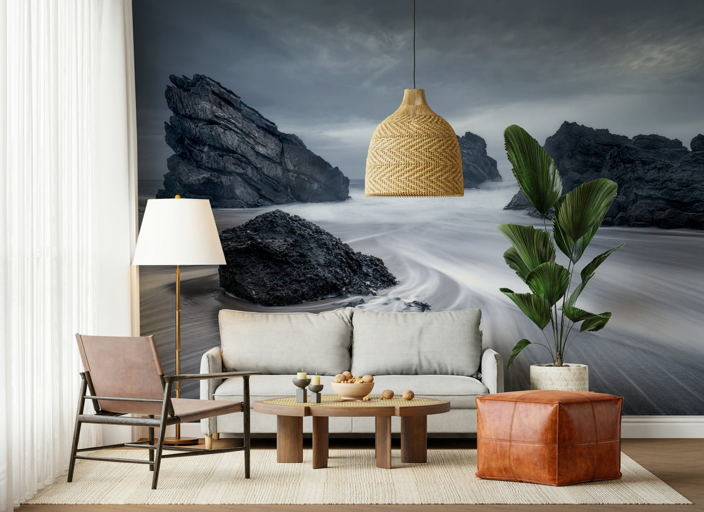 Coastal Monoliths Wall Mural -2467593