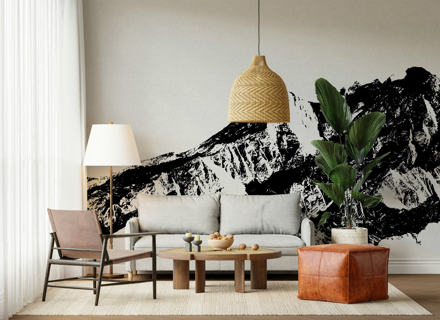 Monochrome Majesty Wall Mural -2594671