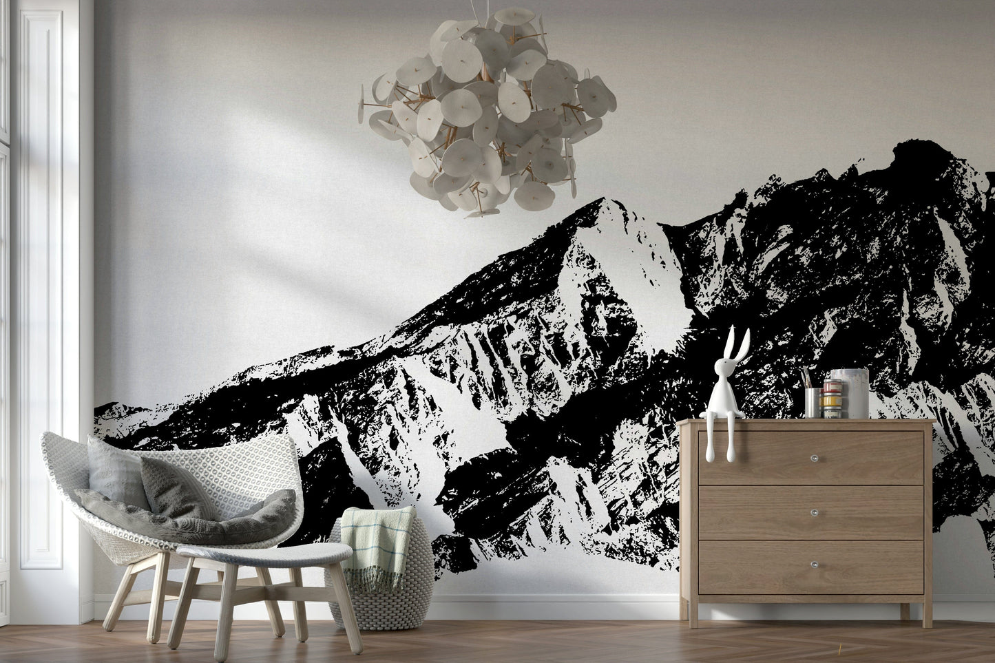 Monochrome Majesty Wall Mural -2594671