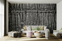 Modern forest reflection wall art
