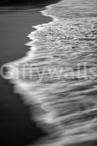 An elegant and tranquil spirit shoreline mural.