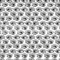 Papier peint mural Yeux Fixes Monochromes