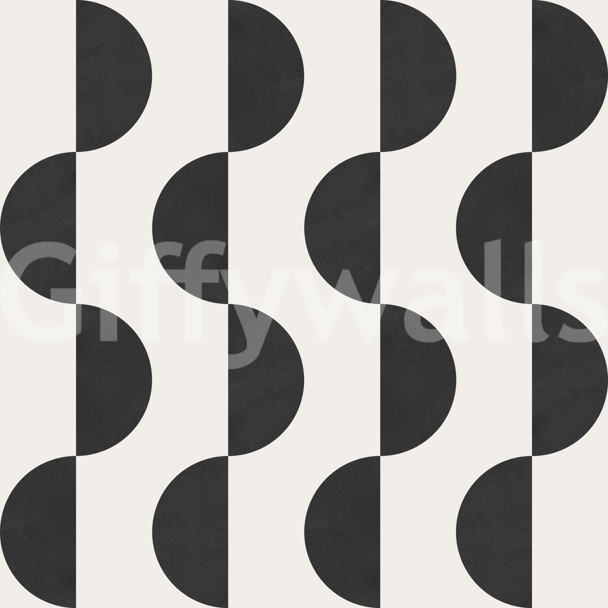 The Monochrome Wave mural makes a sophisticated and subtle statement.

