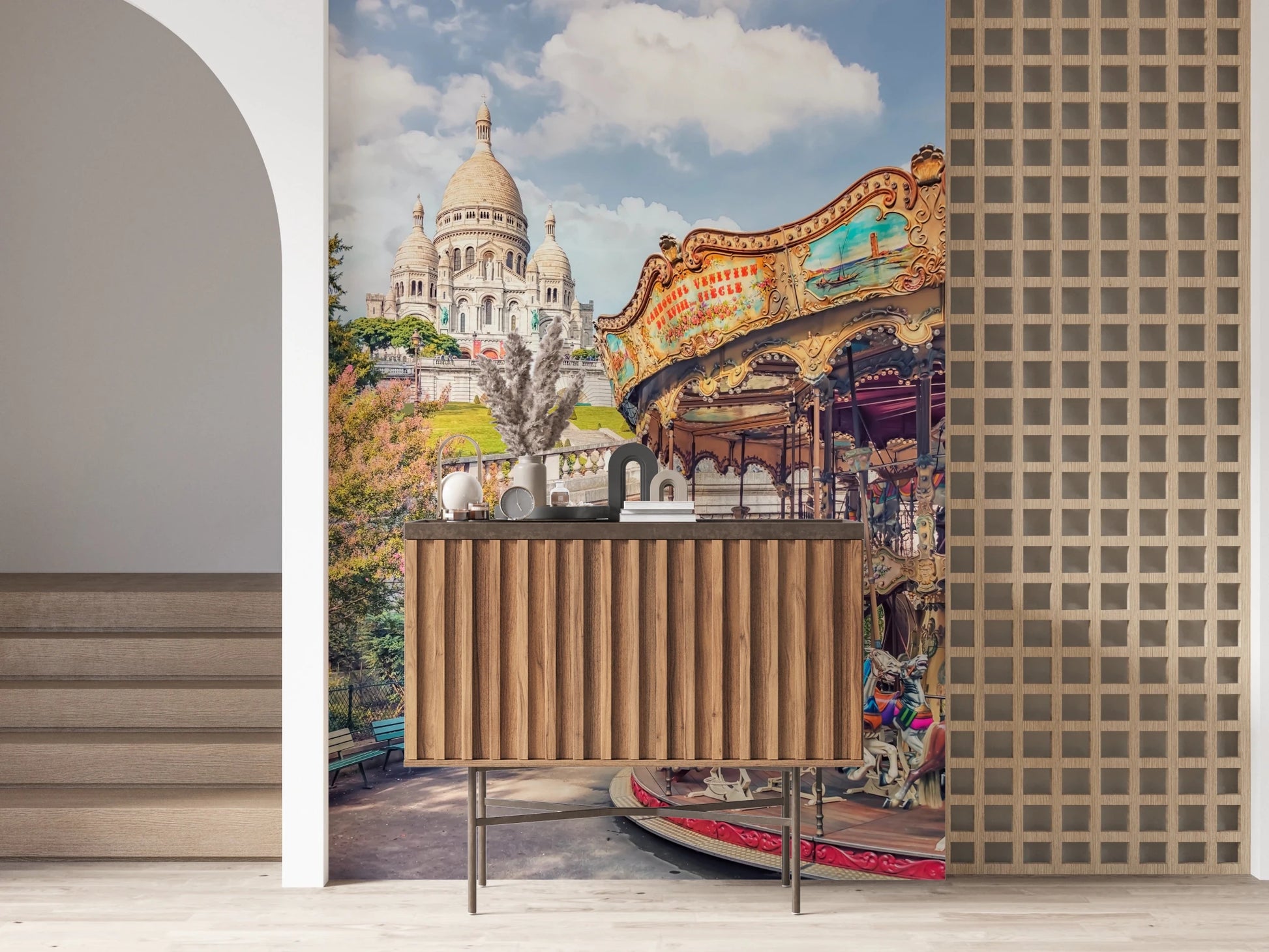 Montmartre Melody Wall Mural