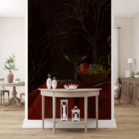 Moody Vintage Baroque Still Life Art Wall Mural