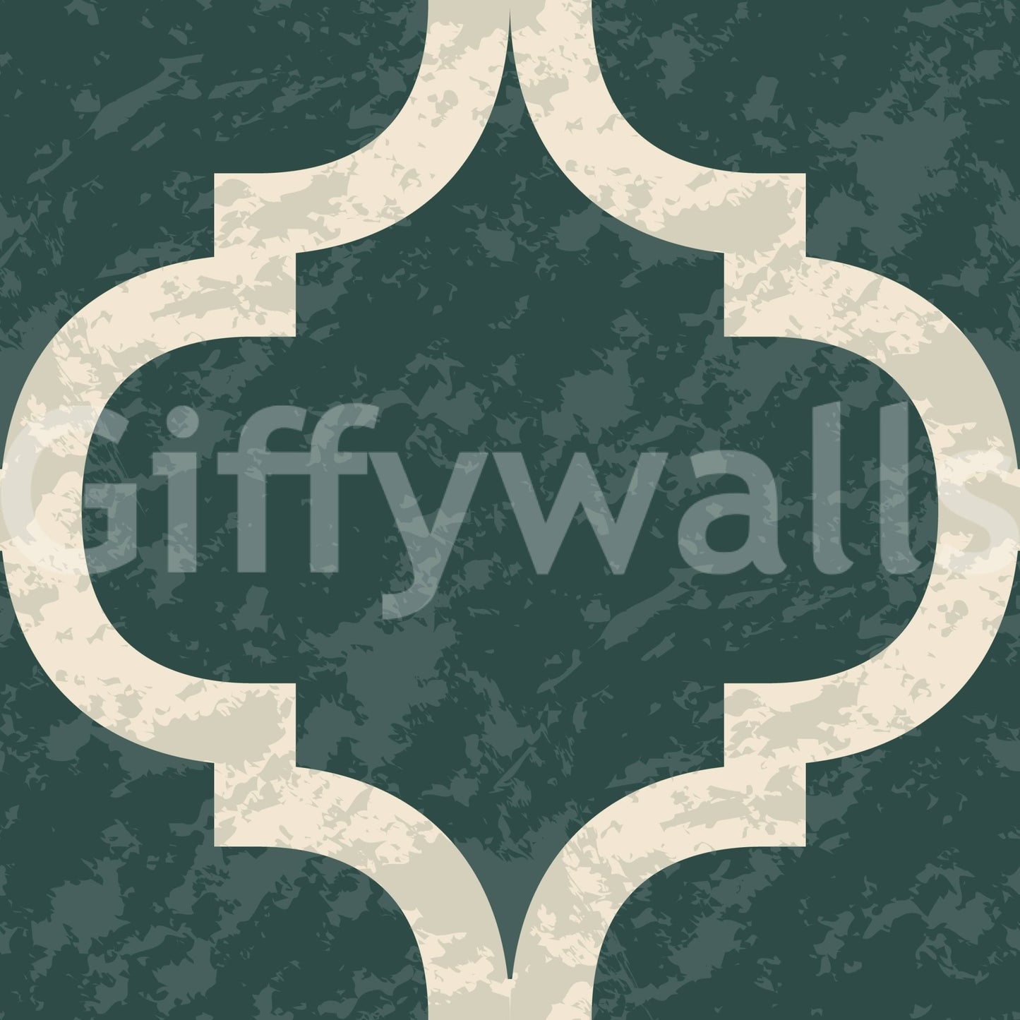 Textured-look ivy green trellis wallpaper for cozy interiors